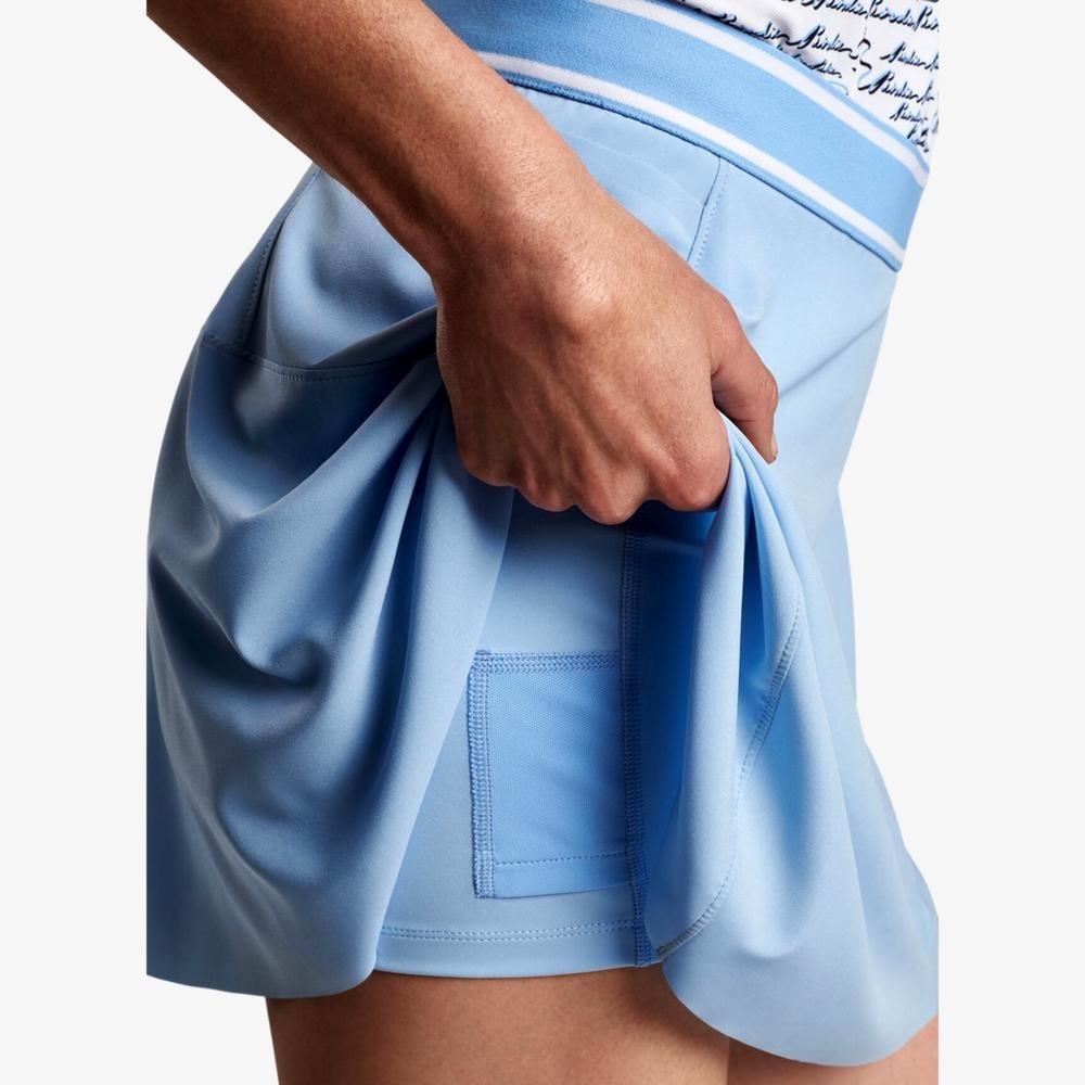 Peter Millar Carner Women's 15" Golf Skort Blue Athletic Skirt - Picture 4 of 11